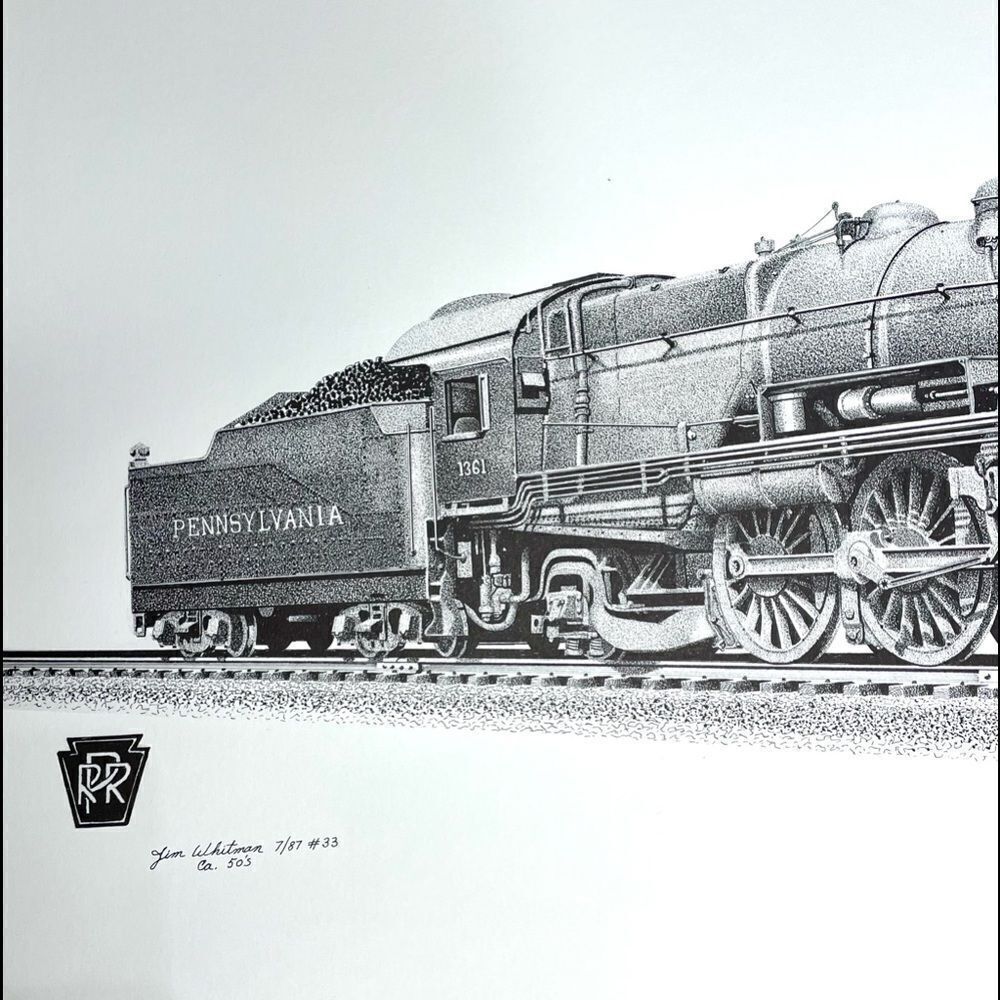 Pennsylvania Railroad #1361 Train Prints - Picture 2 of 5
